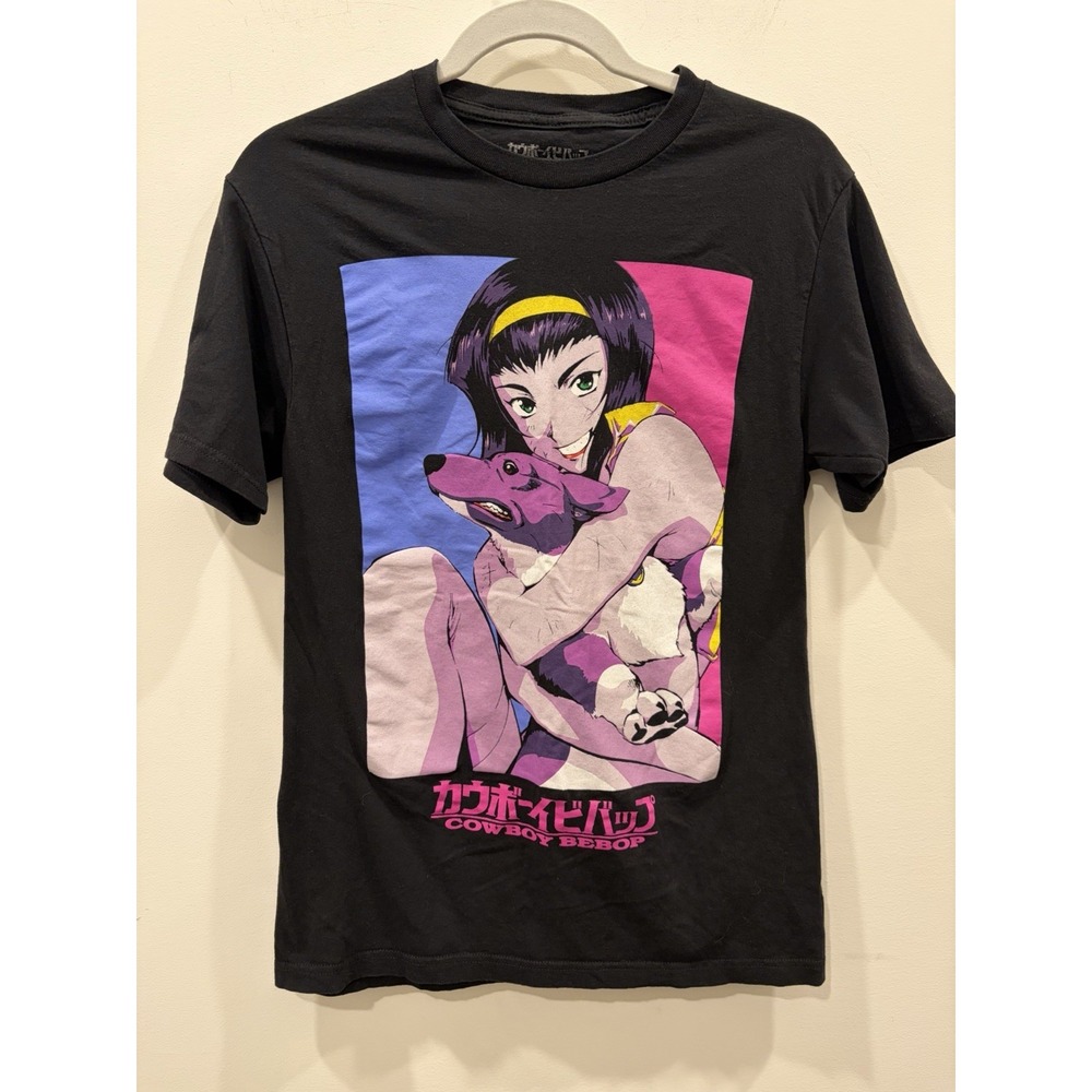 Cowboy Bebop Ein Anime Graphic Men's T-Shirt screen print grunge Playstation
